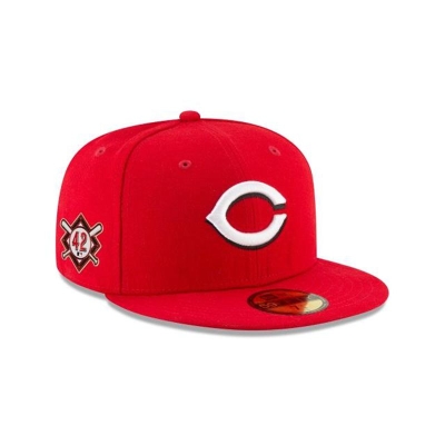 Cincinnati Reds Gorra | New Era MLB Jackie Robinson Day 59fifty Fitted Cap Mexico - Rojos